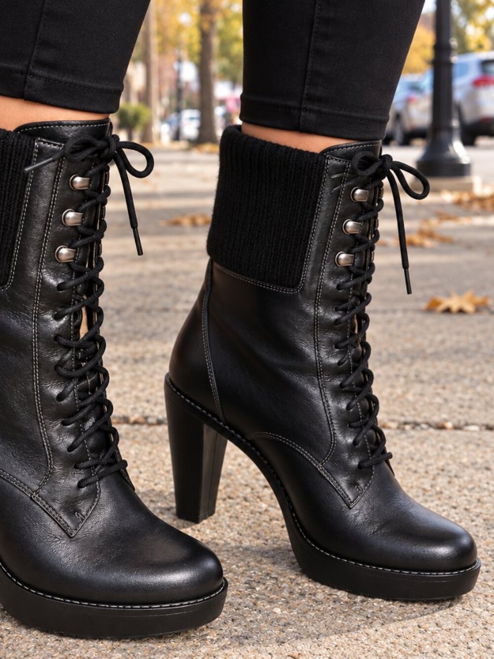 Cole Haan Nike Air Stephanie Boots 7B Black - Picture 1 of 16